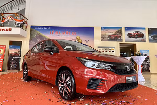 Doanh so xe oto Honda Viet Nam giam sau, City ban chay nhat