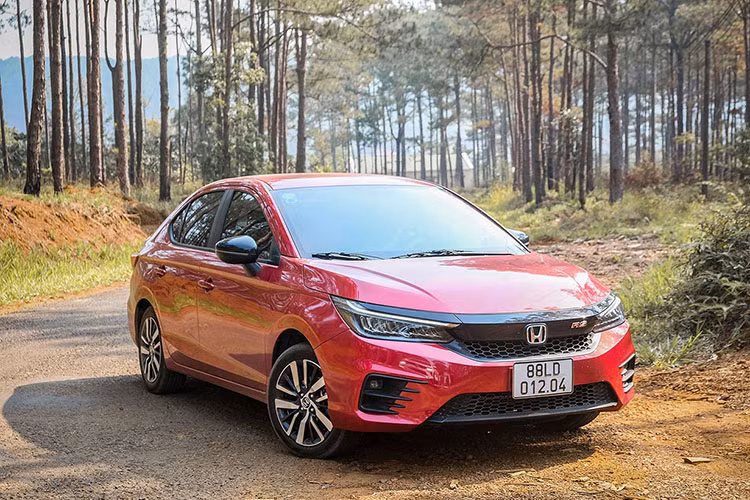 City va CR-V dang “gong ganh” doanh so mang xe oto Honda Viet Nam
