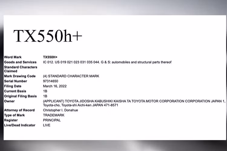 Ở thị trường Mỹ, Toyota Grand Highlander có 3 tùy chọn động cơ. Đầu tiên là động cơ xăng 4 xi-lanh, dung tích 2.4L. Thứ hai là hệ truyền động hybrid với động cơ xăng 2.5L. Hiện thông số của 2 động cơ này chưa được công bố. Chỉ biết rằng, hai động cơ sẽ đi với hệ dẫn động cầu trước hoặc 4 bánh toàn thời gian. 