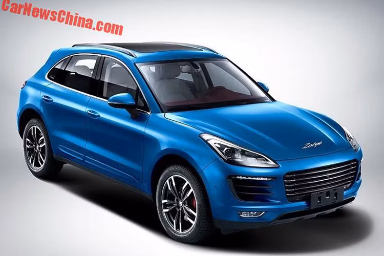Zotye SR8 là bản sao chép của Porsche Macan. Nhìn ngoại thất của xe, chắc hẳn nhiều người sẽ lầm tưởng, bởi chúng cũng có nắp capo hạ thấp, lưới tản nhiệt và hốc gió tương đồng.