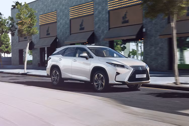 Bên cạnh đó, bạn còn có thể nâng cao gói tùy chọn cho chiếc Lexus RX450hL với gói Protection Pack, bao gồm: bộ bảo vệ cản va trước, tấm chắn bùn mới và thảm sàn bằng cao su. Gói Style Pack dành riêng cho phiên bản Premier với bệ cửa mạ chrome, bộ bảo vệ cản va trước và sau, bộ vành hợp kim màu đen.