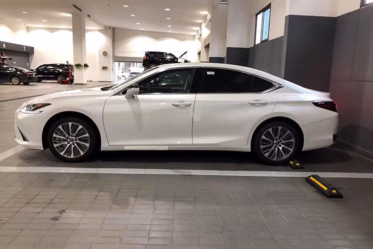 Lexus ES 2019 mới sở hữu kích thước tăng 65mm về chiều dài tổng thể (4.975mm) so với thế hệ cũ. Xét về chiều dài tổng thể của ES 2019 so với dòng GS hiện tại thì ES nhỉnh hơn (GS 4.914mm). Xe sẽ cạnh tranh với các đối thủ như: Jaguar XF, Mercedes-Benz E-Class (W213), BMW 5-Series (G30) hay Audi A6 mới,...