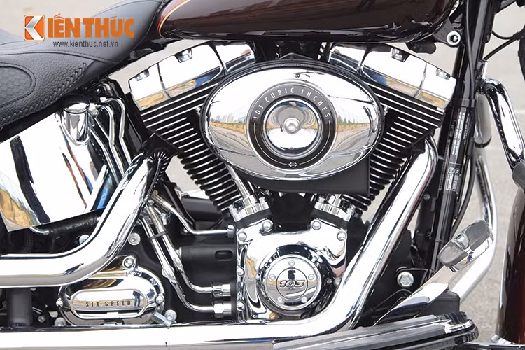 Softail Deluxe sở hữu mô-men xoắn 120 Nm, cùng tỉ số truyền số 1 lên tới 9,6:1, khi vào số và thốc mạnh tay ga tại vị trí xuất phát, chiếc xe với khối trọng lượng hơn 3 tạ vọt lên phía trước thật dũng mãnh.