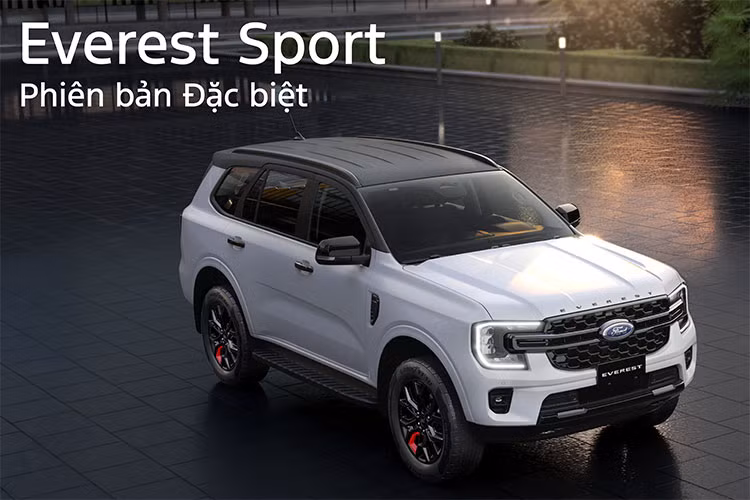Ford Everest Sport 2025 dac biet ra mat Viet Nam, gan 1,2 ty