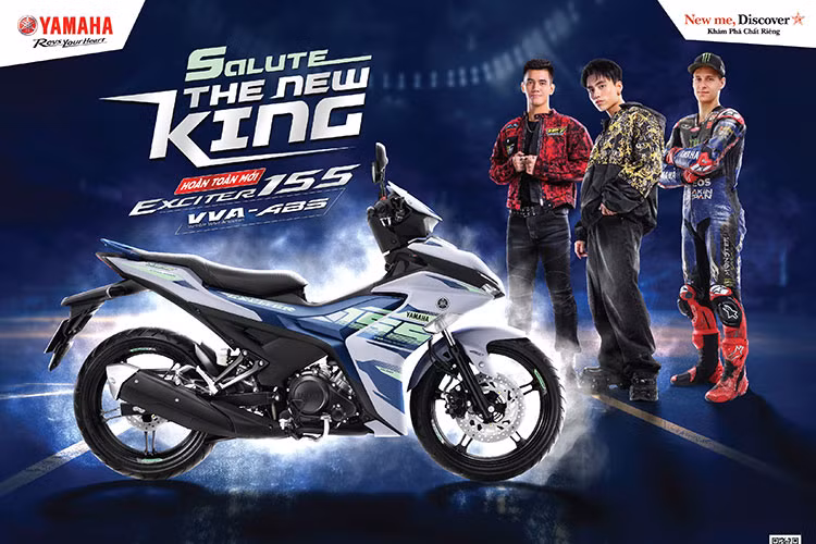 Bo 3 “debut” cung ong hoang con tay Yamaha Exciter 155 VVA ABS 2023