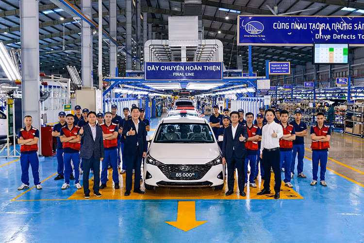 Hyundai Thanh Cong xuat xuong chiec Hyundai Accent thu 85.000