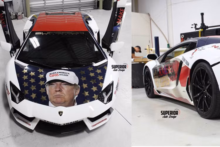 Siêu xe trang bị động cơ 700 mã lực thuộc sở hữu của một người ngưỡng mộ Donald Trump và do công ty thiết kế SuperiorAutomotiveDesign tại Florida thực hiện. Chiếc xe này khi nguyên bản mang màu trắng sáng.