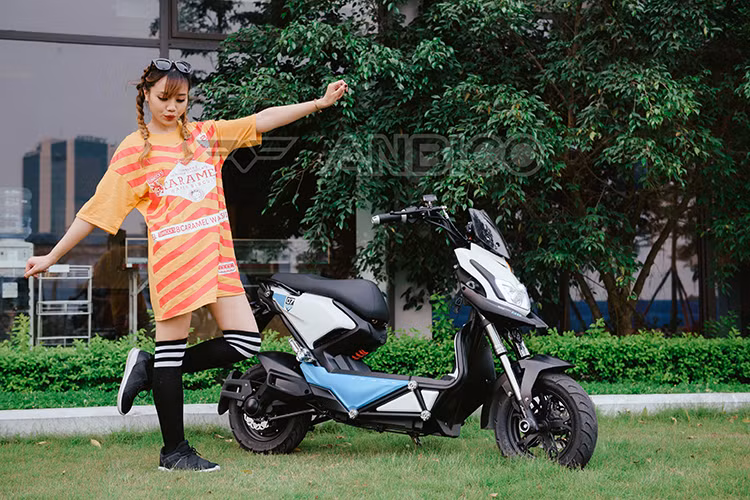 Sàn xe của chiếc Zoé khá rộng rãi giúp người lái để chân thoải mái, các hoạ tiết nổi trên sàn vừa tăng vẻ cá tính cho chiếc xe vừa có tác dụng chống trơn trượt khi trời mưa hoặc ướt nước. Chỗ để chân cho người ngồi sau được làm bằng thép sáng bóng có thể gập vào khi không sử dụng.