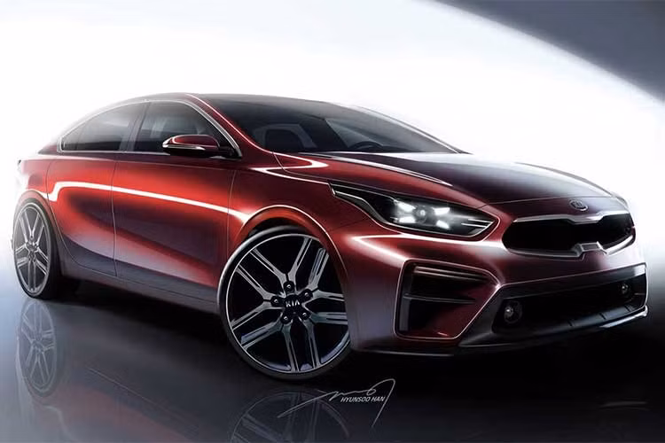 Không để người yêu xe chờ đợi lâu, trang Motor1.com đang đưa một số hình ảnh render teaser về một số thay đổi về nội ngoại thất của chiếc Forte 2019, sẽ có một chút phóng đại vì đây là hình ảnh xe teaser.