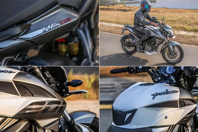Lực hãm của Bajaj Pulsar 200NS ABS 2018 sẽ bắt nguồn từ phanh đĩa đơn trước có đường kính 280 mm trước và 230 mm sau. Với hệ thống ABS, mẫu xe này hứa hẹn sẽ đảm bảo an toàn tốt hơn cho người dùng.