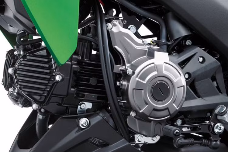 Kawasaki Z125 Pro 2019 vẫn tiếp tục sử dụng động cơ 125 phân khối, xy-lanh đơn, làm mát bằng gió, sản sinh công suất 9,5 mã lực tại 8.000 vòng/phút và mô-men xoắn cực đại 9,2 Nm từ 6.500 vòng/phút. Đi kèm với động cơ là hộp số 4 cấp và được tích hợp phun xăng điện tử.