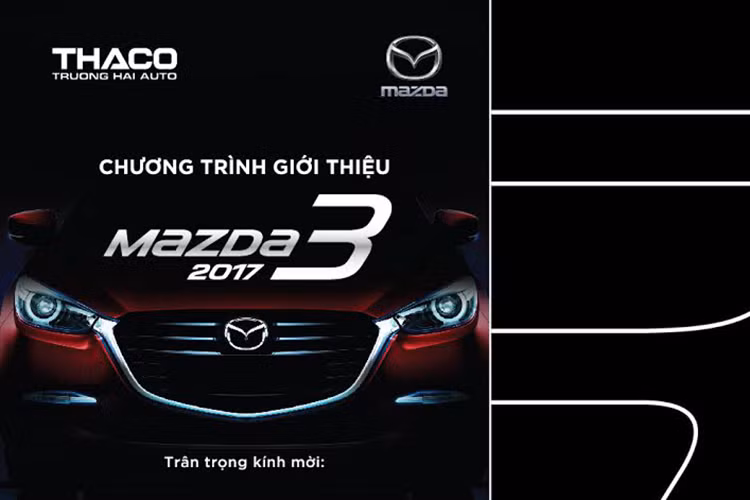Chắc chắn Mazda3 2017 sẽ được ra mắt tại Việt Nam vào khoảng giữa tháng 5 này sau khi nhà phân phối chính hãng là Thaco Trường Hải đã phát đi vé mời tới các cơ quan báp chí. Bên cạnh đó, những hình ảnh của chiếc xe vừa về showroom đã xuất hiện trên mạng xã hội.