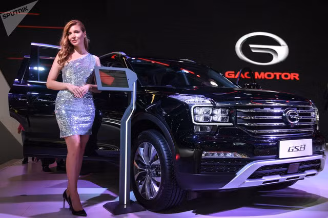 Một chiếc SUV cỡ lớn mang tên GS8 của thương hiệu Gac Motor.