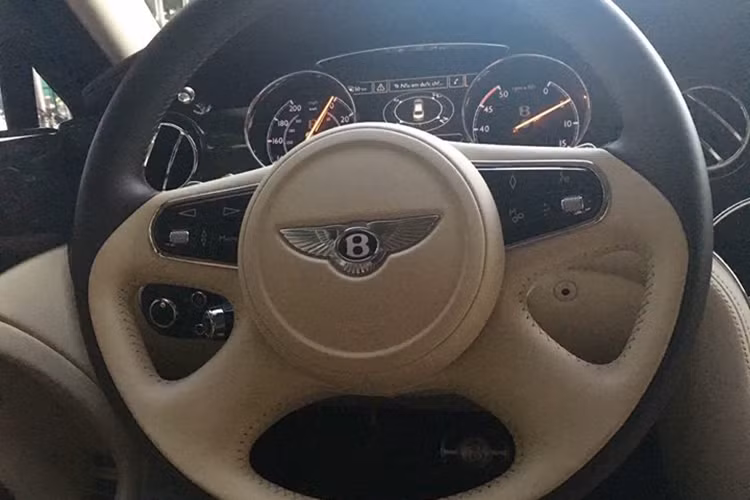 Nội thất của Bentley Mulsanne khá nổi bật với vô-lăng thiết kế sang trọng. Đi kèm là cần số hiện đại, cụm đồng hồ mạ crôm. Hàng ghế phía trước với bộ nhớ 12 vị trí ghế khác nhau. Điều hòa khí hậu 4 vùng độc lập.