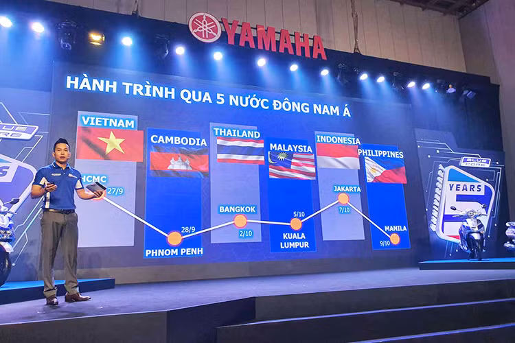 Năm 2019, Yamaha tiếp tục áp dụng động cơ Blue Core 125cc thế hệ mới trên xe FreeGo và Latte. nhân dịp mốc 5 năm ra mắt và phát triển của động cơ Blue Core, Yamaha Motor Việt Nam triển khai hành trình Blue Core Touring với thông điệp “tiết kiệm xăng – tăng sức mạnh”. Theo đó, các tay lái sẽ sử dụng các dòng xe tay ga thế hệ mới của Yamaha gồm: Grande Hybrid, Latte, FreeGo, Janus, NVX để trải nghiệm và chinh phục trên các địa hình đa dạng tại các nước Đông Nam Á.