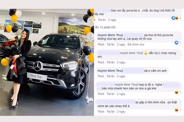 Hot girl 9X này còn tiết lộ rằng mình đã có ý định chuyển sang thương hiệu Porsche để tìm cảm giác mới mẻ khi lái xe nhưng sau khi chạy thử đã không ưng và đành quay về với mái nhà xưa là Mercedes-Benz GLC. Nhiều người chơi xe lâu năm cũng ủng hộ quyết định này của cô.