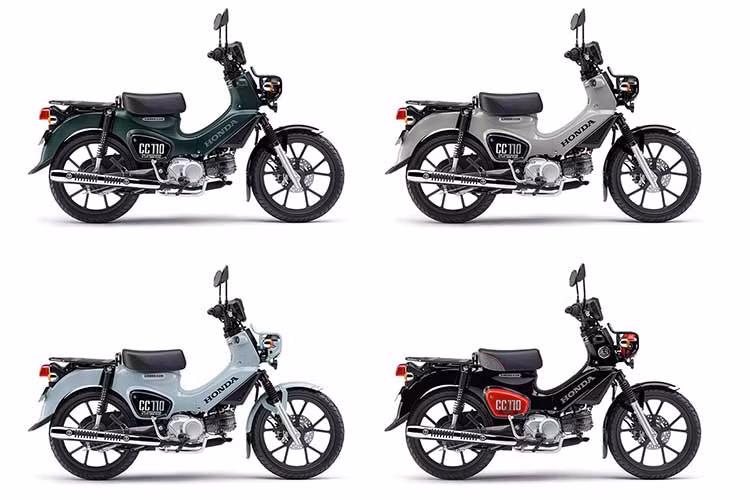 Đáng chú ý, Honda Cross Cub 110 2023 sử dụng phanh đĩa đơn trên bánh trước tích hợp hệ thống chống bó cứng phanh ABS, trong khi bánh sau vẫn dùng phanh tang trống.