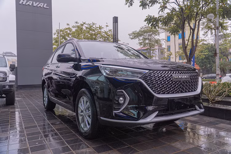 Haval M6 sở hữu ngoại hình không thực sự nổi bật. Xe được trang bị lưới tản nhiệt cỡ lớn với các nan đan chéo, cụm đèn pha khá lớn và đèn sương mù nhỏ ở hai góc. Lưới tản nhiệt, hốc đèn sương mù, cản trước và cản sau đều được trang trí bằng nẹp màu bạc tối.