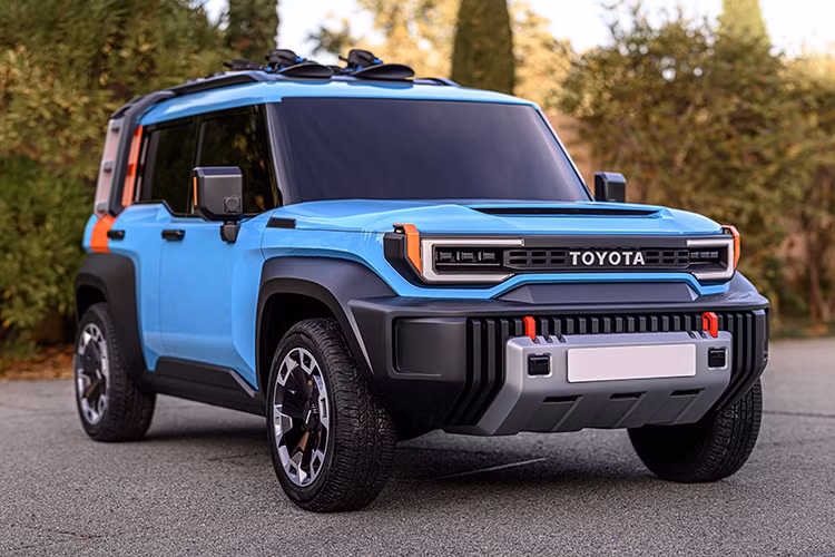 Theo Carscoops, Toyota Land Cruiser SE thuần điện sẽ được ra mắt đúng dịp kỷ niệm 75 năm ra đời của dòng Land Cruiser, tức năm 2026. Thiết kế bên ngoài của Land Cruiser SE đã được hãng xe Nhật Bản "nhá hàng" thông qua bản concept giới thiệu năm 2023.