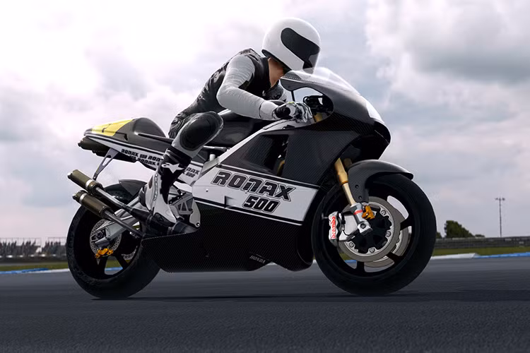 Là mẫu xe lấy cảm hứng từ phiên bản đường đua MotoGP 500, Renax 500 cho hiệu suât cực mạnh không hề kém cạnh bất kỳ mẫu xe đường phố có dung tích cỡ lớn nào.