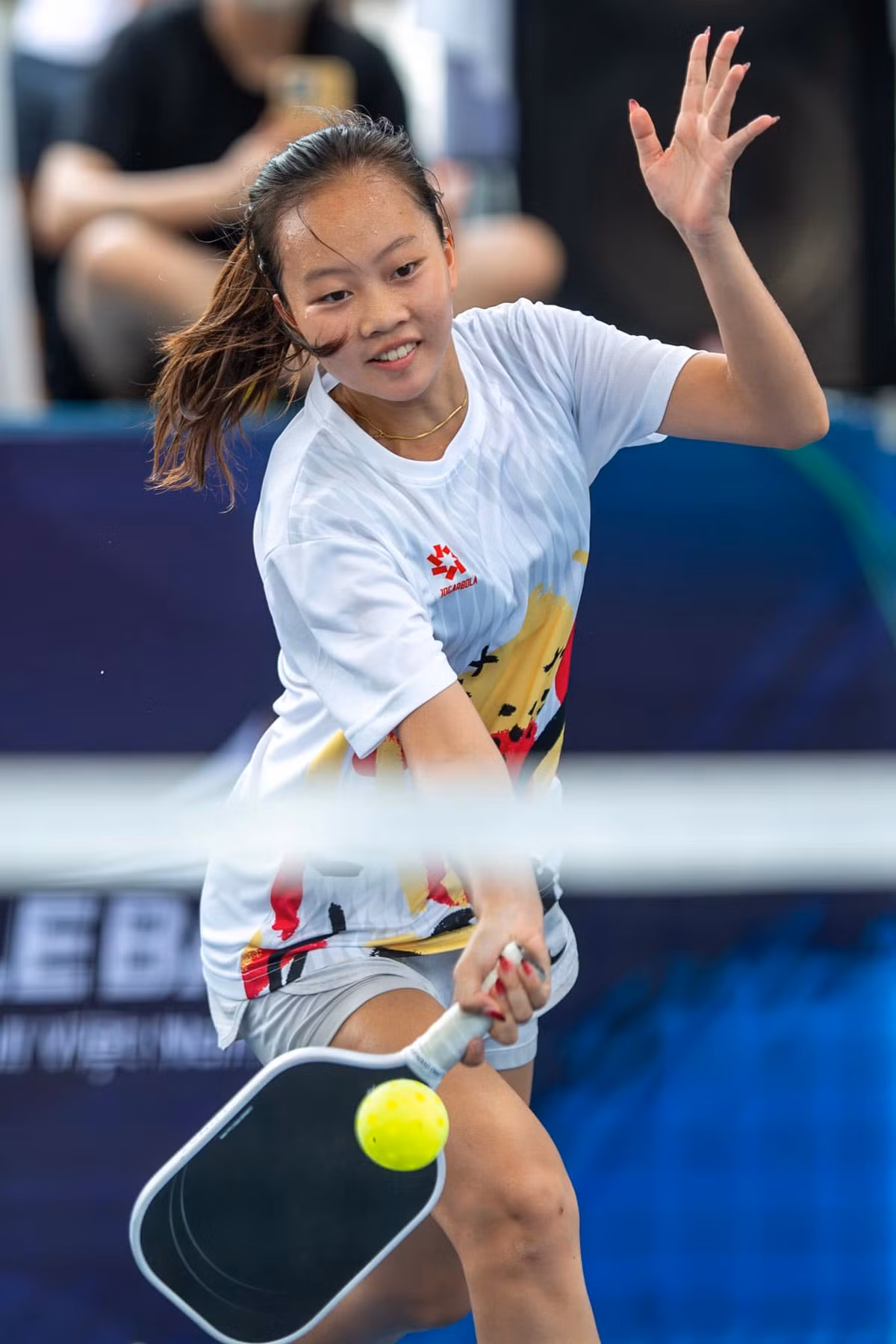 Phương Anh là nữ VĐV pickleball chuyên nghiệp trẻ nhất Việt Nam khi mới chỉ 16 tuổi.