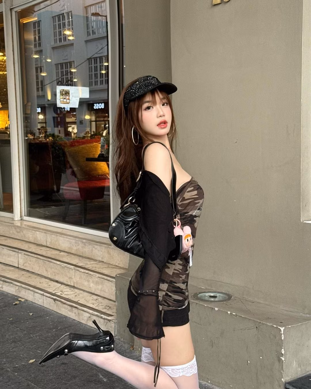 Nàng Tiktoker từng tâm sự nhờ có bạn trai đồng hành mới có thể vượt qua được những ồn ào nói trên.