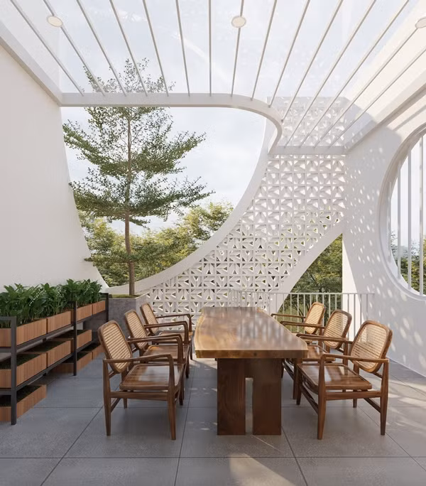  Căn nhà cũng sở hữu những khu vực “chill” đầy ấm áp. Ảnh: SBS House