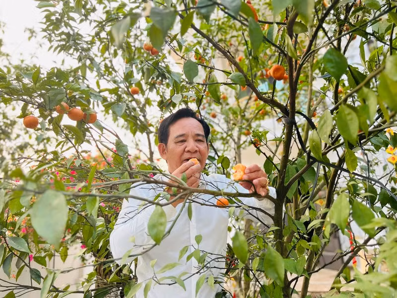 Căn biệt thự là thành quả sau mấy chục năm nam nghệ sĩ lao động vất vả, đi khắp mọi miền đất nước mang tiếng cười đến với khán giả. Ảnh: FBNV
