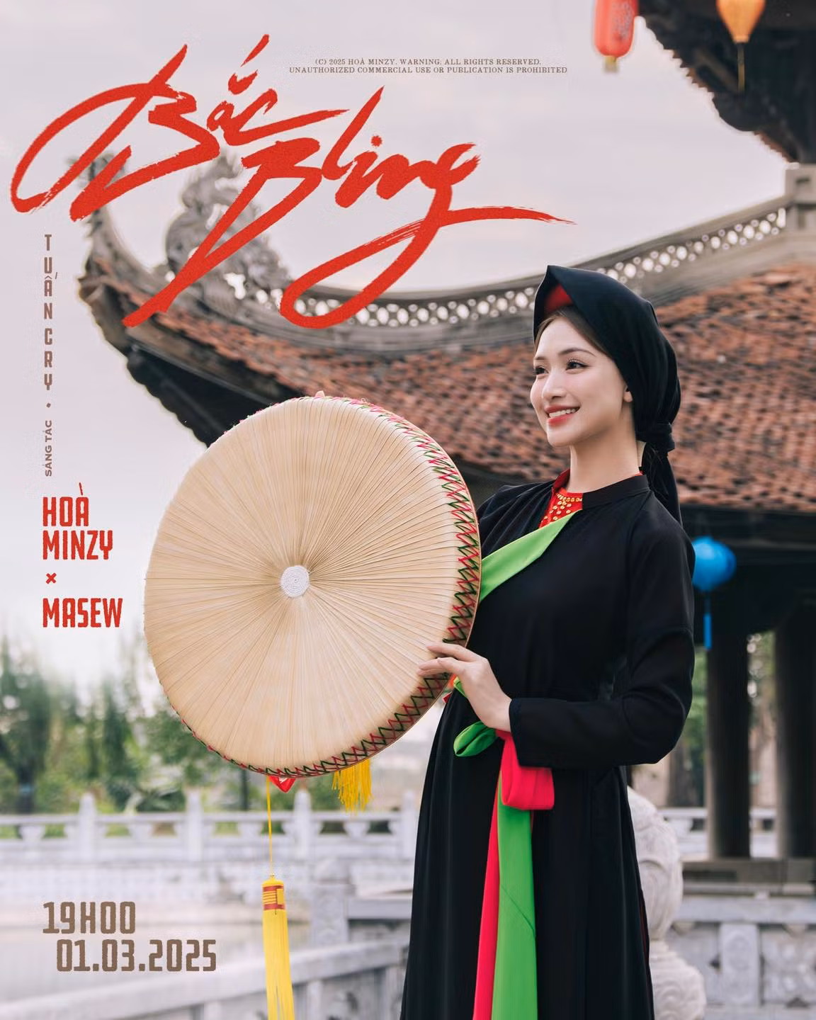 Giới chuyên môn ước tính, với 7 triệu lượt xem, doanh thu quảng cáo từ YouTube của MV Bắc Bling có thể dao động từ 3.500 USD – 21.000 USD (tương đương 85 – 500 triệu VND). Ảnh: FB Hòa Minzy