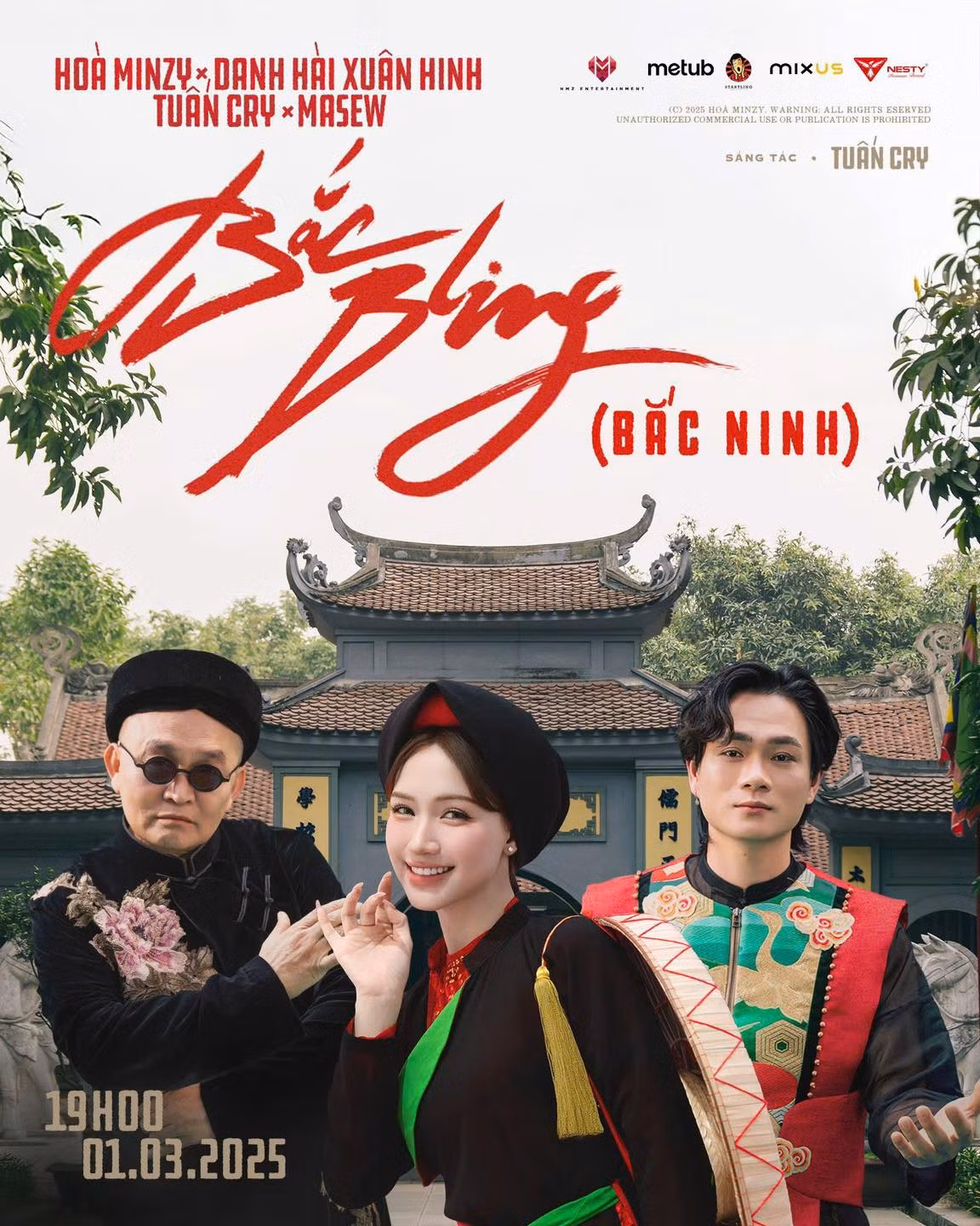 Nghệ sĩ Xuân Hinh tiết lộ, cát-xê thường được tính theo ngày, và mỗi ngày quay MV Bắc Bling tương đương với 15 ngày diễn. Nếu nhân với số ngày quay MV, con số có thể lên đến vài tỷ đồng. Ảnh: FB Xuân Hinh