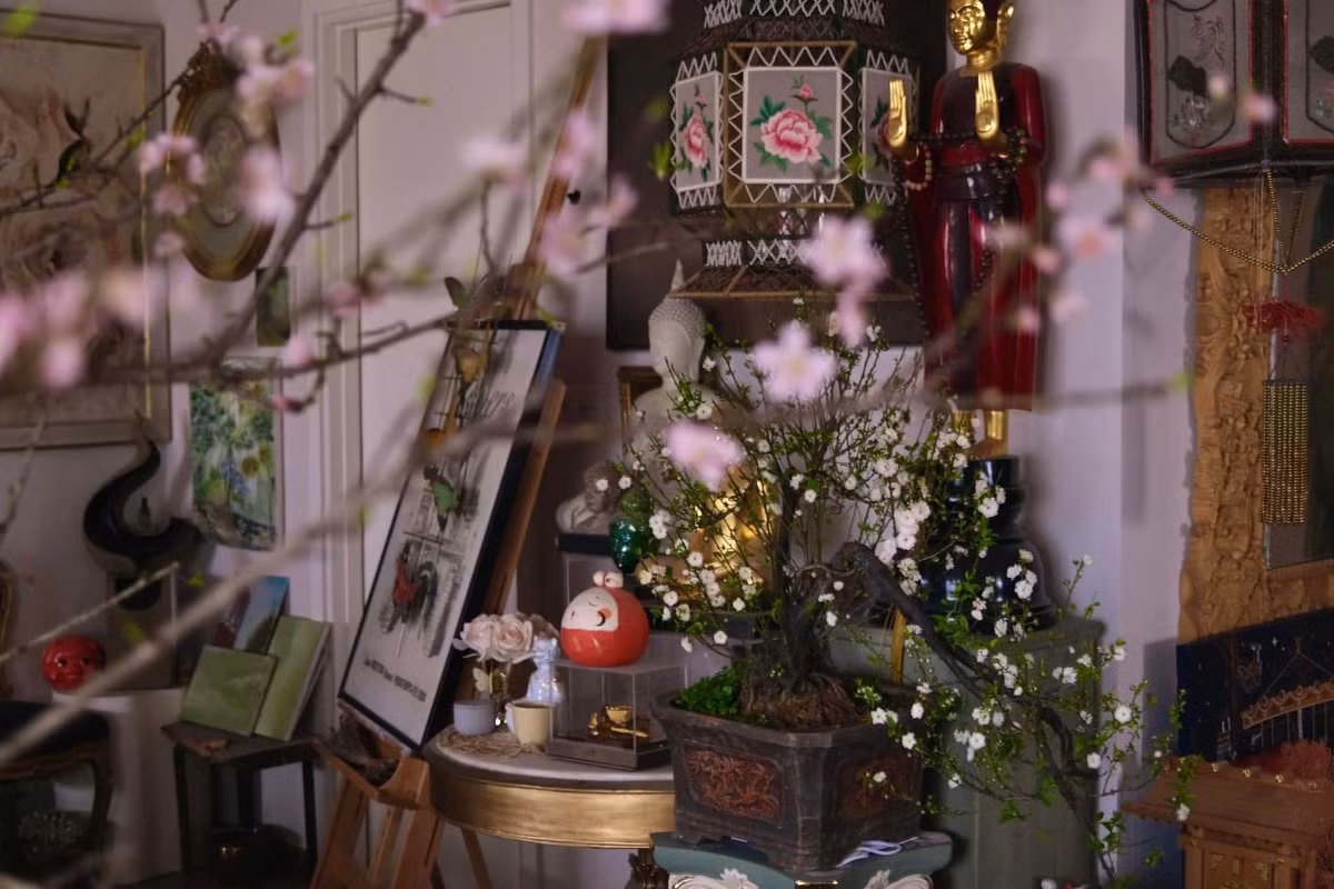 Thành quả decor của NTK Lý Quí Khánh khiến bạn bè xuýt xoa vì góc nào cũng đẹp. Ảnh: FB Lý Quí Khánh