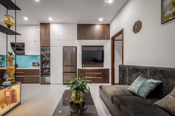 Nội thất mang phong cách đương đại, chủ yếu sử dụng gam màu trắng trang nhã. Ảnh: Architizer