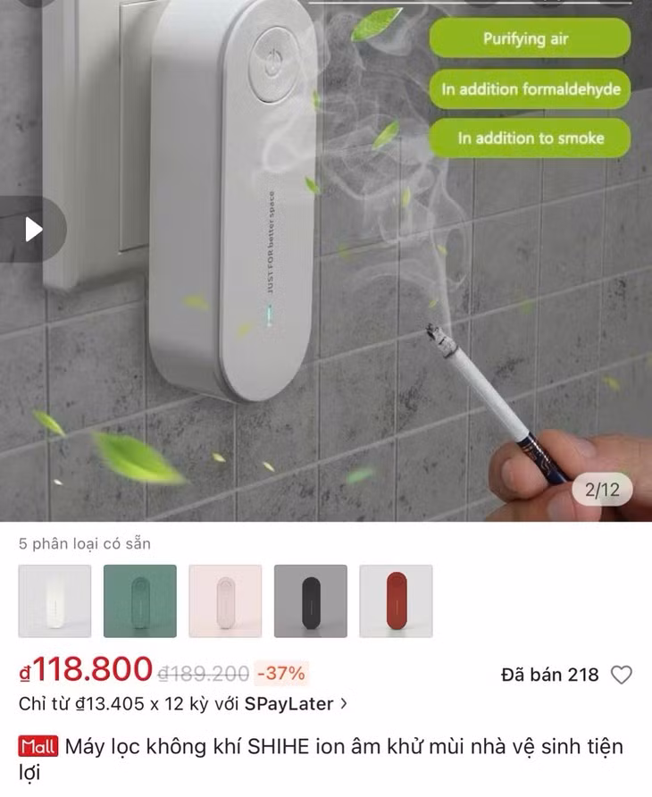 Có nên mua máy khử mùi nhà vệ sinh giá 118.000 đồng? Co nen mua may khu mui nha ve sinh gia 118.000 dong?