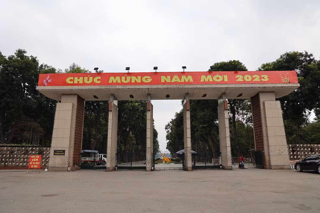Trong khu vực phố đi bộ dự kiến bao gồm cả Công viên Thống Nhất. Đây là một trong những công viên lớn nhất Hà Nội.