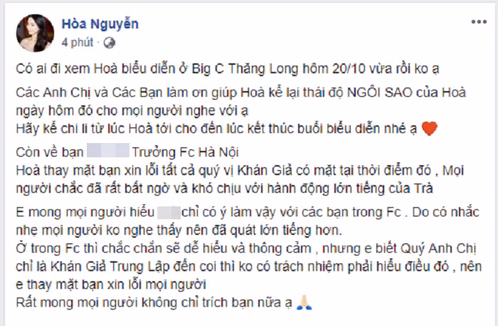 Bi chi trich vi thai do “ngoi sao“, Hoa Minzy noi gi?-Hinh-2