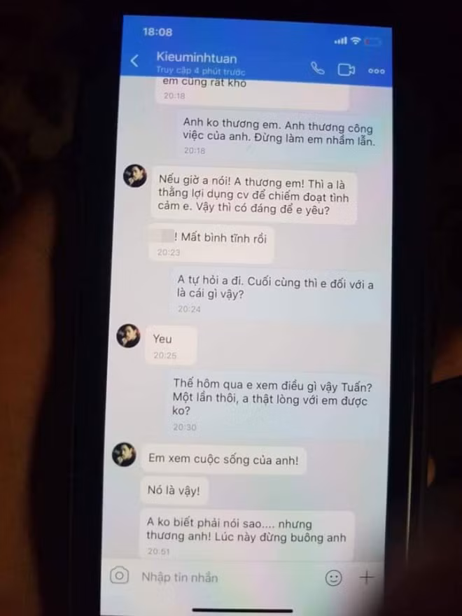 Xon xao tin nhan nghi Kieu Minh Tuan gui An Nguy: Van con yeu?-Hinh-3