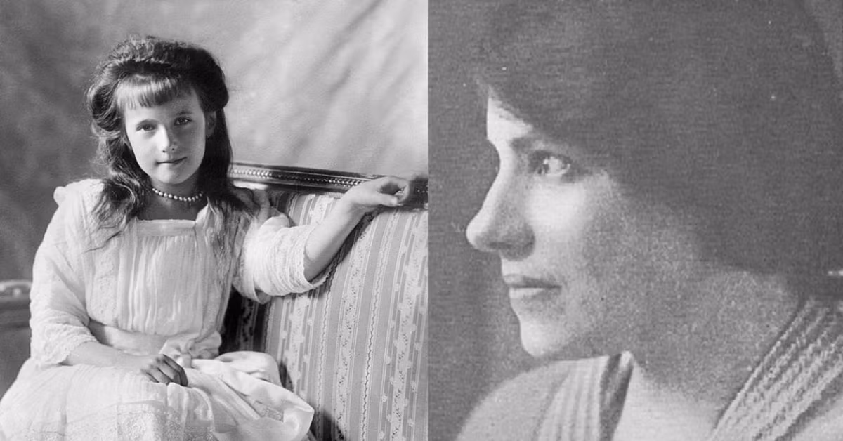 Vào năm 1920, Anna Anderson (phải ảnh) tuyên bố bà là công chúa Anastasia (trái ảnh) - thành viên cuối cùng chưa rõ sống chết trong gia đình Sa hoàng Nicholas II. Bà khiến nhiều người tin tưởng là vì có ngoại hình gần giống công chúa Anastasia cùng với hiểu biết sâu rộng về gia đình Ramanov cũng như cuộc sống hoàng gia.
