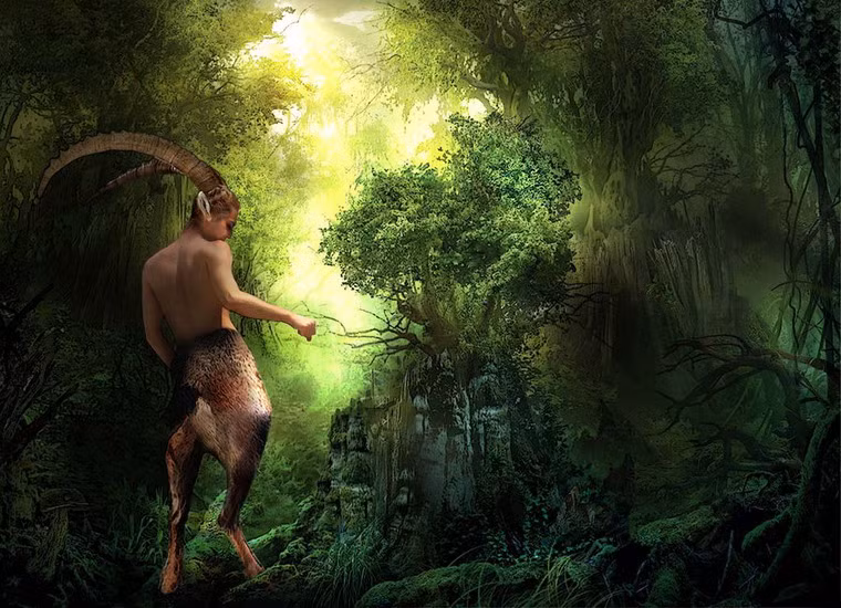  Faun tên gọi của một vị thần rừng thường xuất hiện trong thần thoại của Hy Lạp và La Mã.