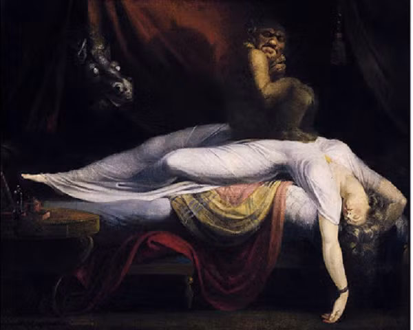 Bức tranh “Cơn ác mộng” của họa sĩ Henry Fuseli nổi tiếng đến mức mà ông phải vẽ ba bản gần giống nhau với bố cục khác nhau. Và điều đặc biệt là bức tranh đại diện cho thế thời tiềm thức trong phân tâm học của Sigmund Freud.