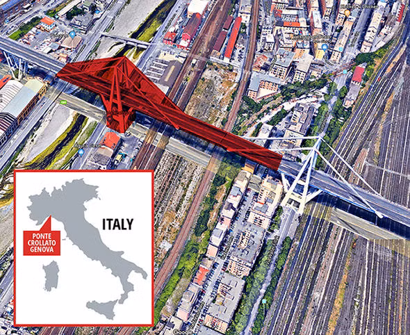 Sap cau cao toc o Italy, 20 phuong tien bi vui duoi be tong-Hinh-3