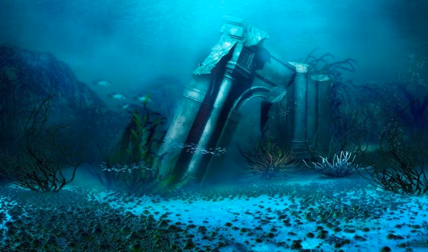 Theo mô tả của Plato, Atlantis là một hòn đảo nằm giữa Đại Tây Dương, có kích cỡ bằng Lybia và châu Á.