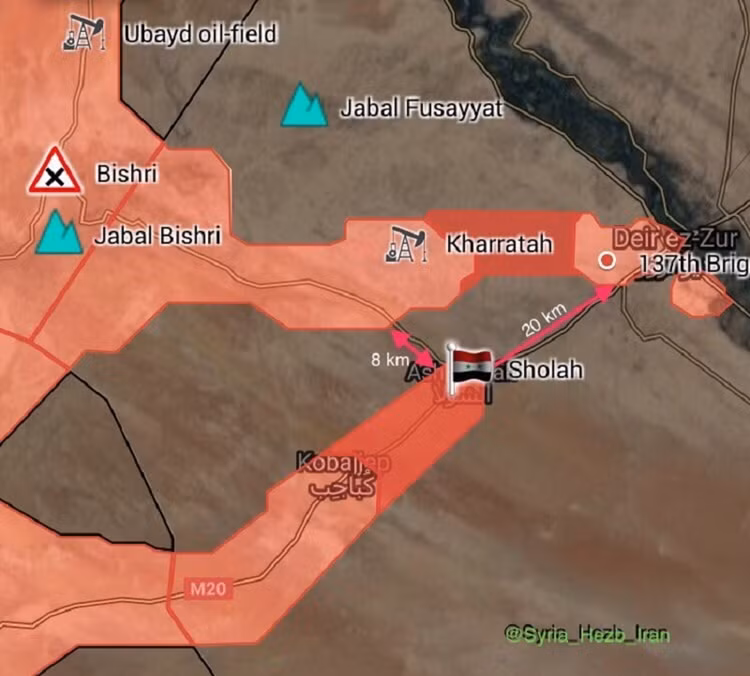 Quan doi Syria giai phong thi tran Ash-Sholah o Tay Deir Ezzor