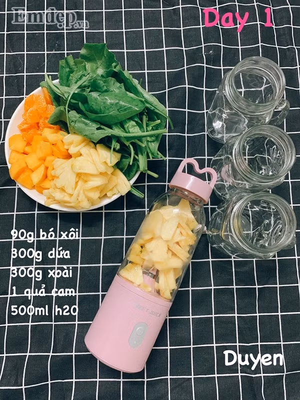 Thực đơn detox 12 ngày giúp nàng 9x giảm gần 4kg và 8cm mỡ bụng - Hình 2 Thuc don detox 12 ngay giup nang 9x giam gan 4kg va 8cm mo bung-Hinh-2