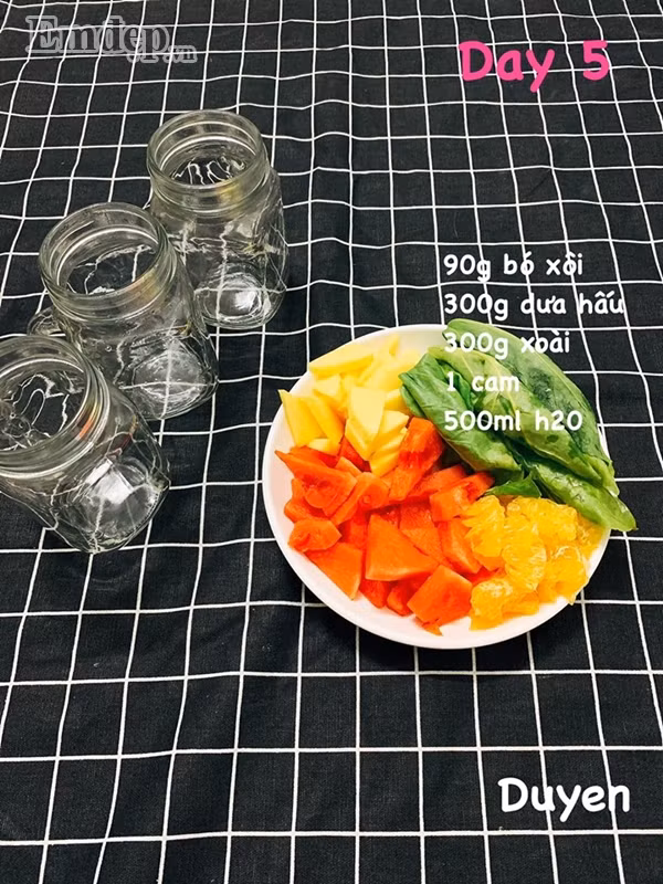 Thực đơn detox 12 ngày giúp nàng 9x giảm gần 4kg và 8cm mỡ bụng - Hình 6 Thuc don detox 12 ngay giup nang 9x giam gan 4kg va 8cm mo bung-Hinh-6