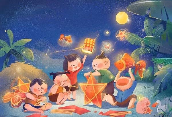 Theo chuyên gia văn hóa Nguyễn Hùng Vĩ, thời kỳ chưa có tôn giáp, Trung thu mang ý nghĩa là ngày trăng sáng nhất. Vào ngày này, mọi người sẽ ra khỏi nơi cư trú để giao lưu, nhảy múa, hát ca để gia tăng tinh thần cộng đồng.