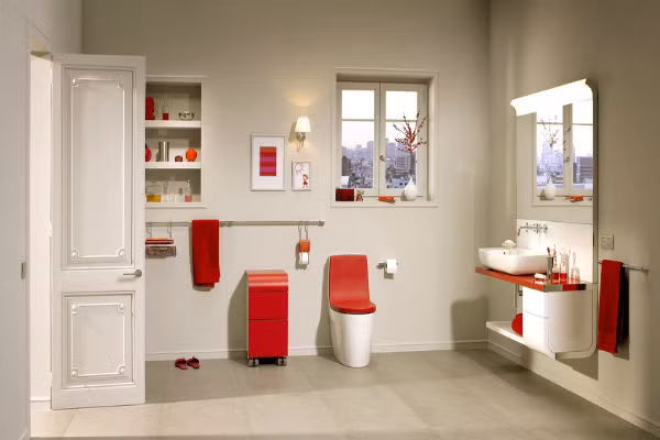 Nhà vệ sinh thuộc hành Thủy, vì thế không nên bố trí vị trí nhà vệ sinh và bếp đối ngược với nhau sẽ tạo thế tương xung. Hơn nữa, nhà vệ sinh không nên bố trí trong gian bếp để tránh uế khí lọt ra ngoài gây ảnh hưởng đến sức khỏe của mọi người. 