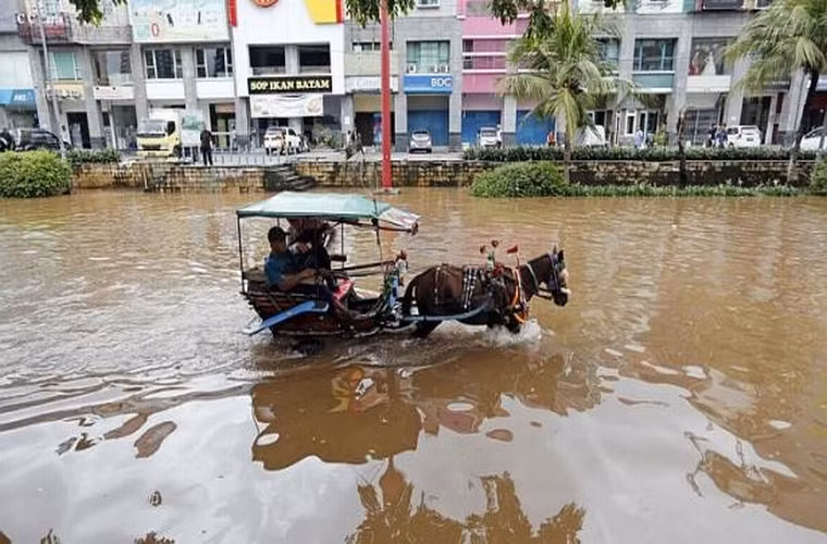 Nhiều khu vực chìm trong bóng tối khi công ty điện lực thuộc sở hữu nhà nước PLN đã cắt điện để tránh tình huống điện giật. Hiện tại, 1 người đàn ông vẫn đang mất tích sau khi bị dòng nước dữ cuốn trôi và 1 phụ nữ chết do điện giật.