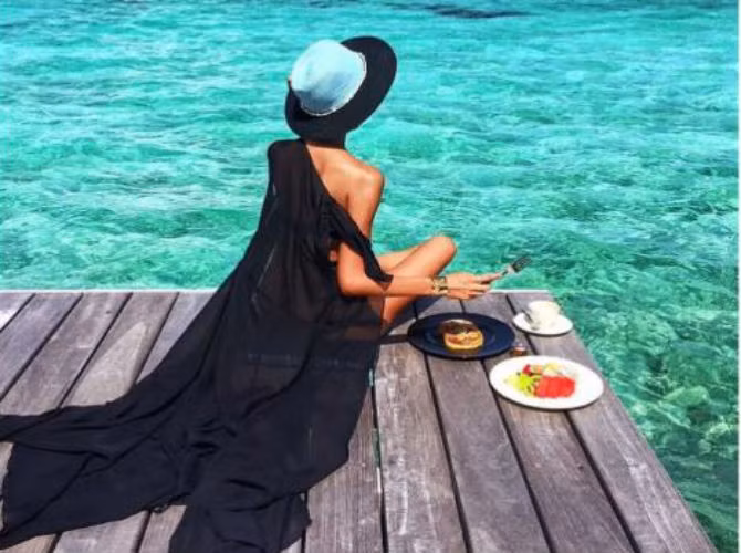 Có vẻ như đôi uyên ương nổi tiếng nhất Instagram đã có một chuyến đi rất thoải mái, tuyệt vời.