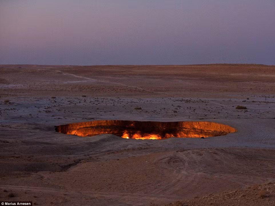 Garfors đã được nhìn thấy “Cánh cửa tới địa ngục” này ở giữa sa mạc Turkmenistan.