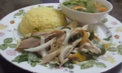 Mach ban cach lam mon com ga Tam Ky ngon tuyet
